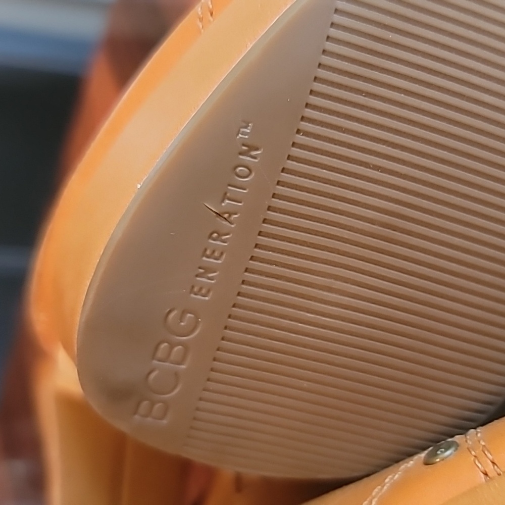 BCBGeneration Tan Leather Mules - Picture 4 of 4